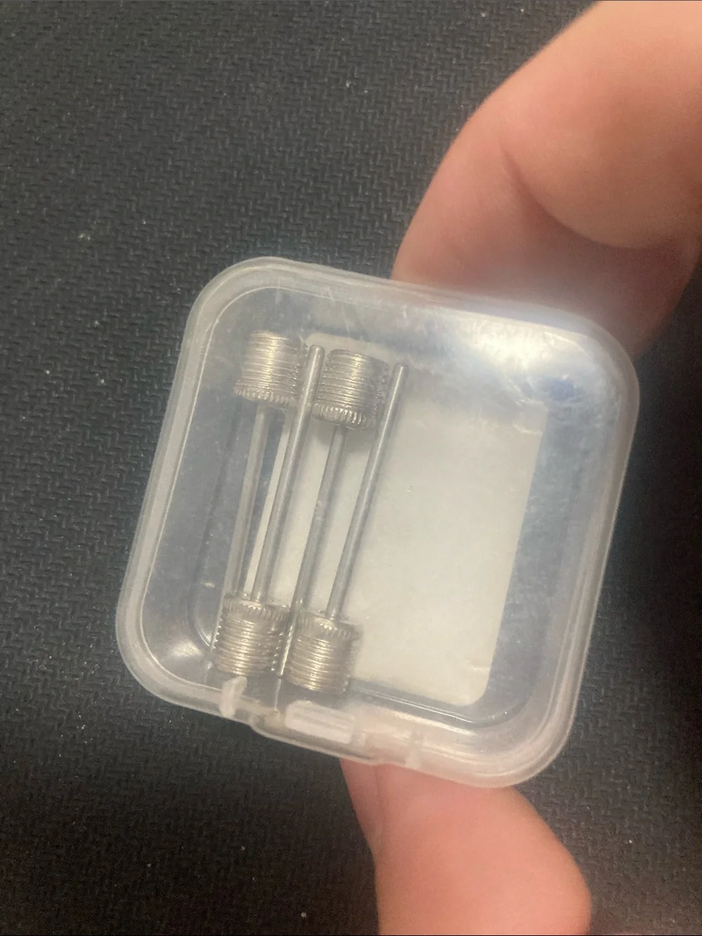 Universal Silver Air Pump Needle Adapter Set - 4 Pack